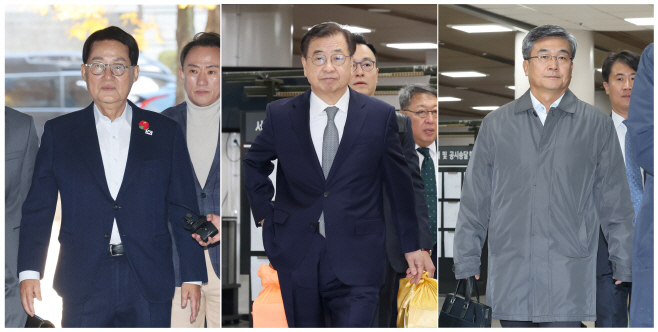 '서해 피격사건' 문재인 정부 안보라인, 결심공판 출석