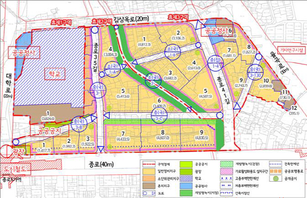 2-2. 정비계획도