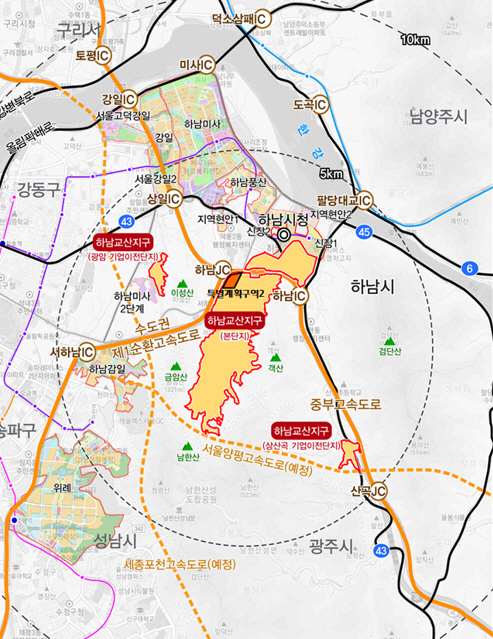 위치도./하남시