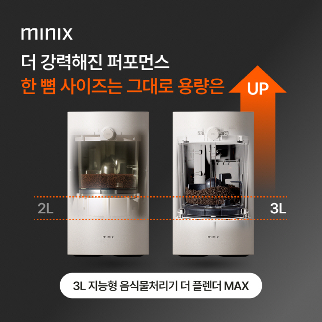 출시 1분 만에 전량 매진된 미닉스의 신제품 ‘더 플렌더 MAX’