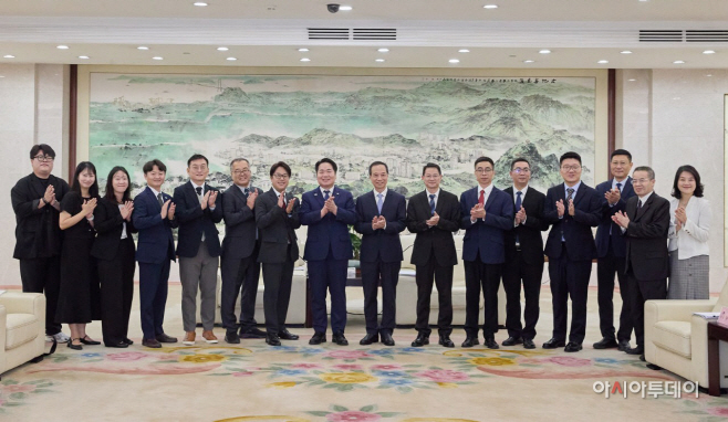 아산시 중국 동관시 방문