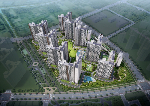 풍무역 푸르지오 더 마크 조감도