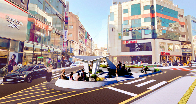 [붙임]_삼거리광장_조감도(전면)