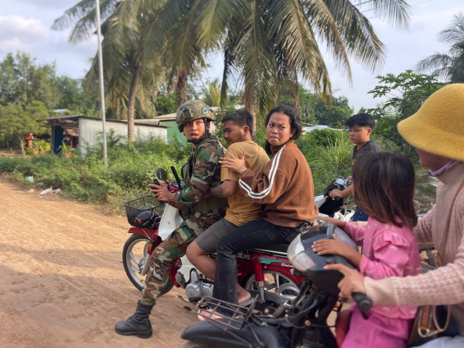 Cambodia Thailand <YONHAP NO-1016> (AP)