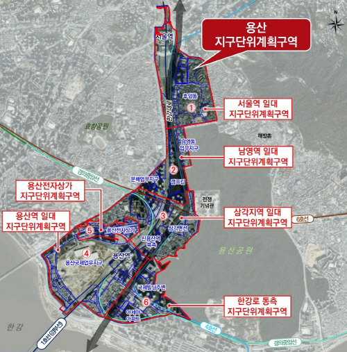 6-1. [위치도] 용산 지구단위계획