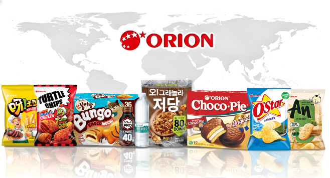 [오리온 사진자료] 오리온 글로벌 대표 제품 이미지