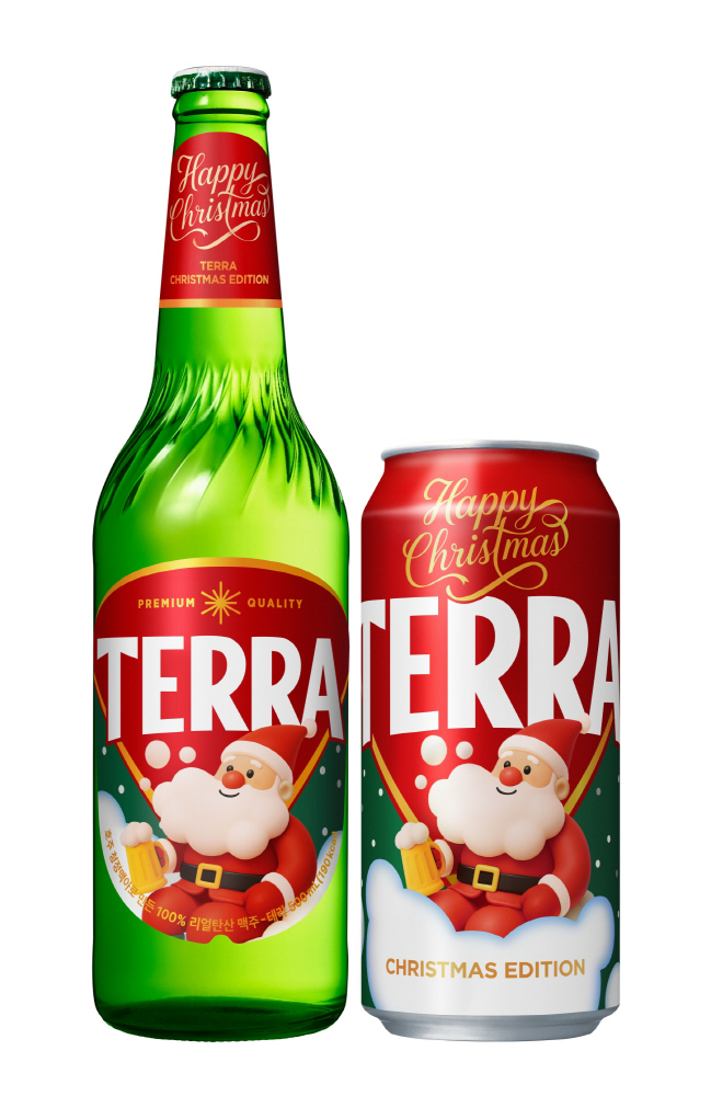 [하이트진로 사진자료] 테라 크리스마스 에디션 제품 이미지