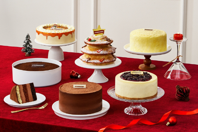 [20251113] 스타벅스 사진자료4_스타벅스 크리스마스 온라인 스토어 배송 전용 케이크 라인업