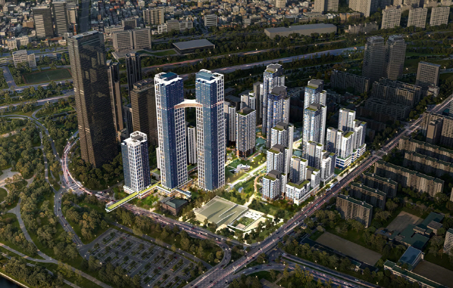 여의도 시범아파트 조감도