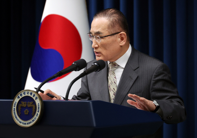 위성락 안보실장, 한미 팩트시트 답변<YONHAP NO-3869>