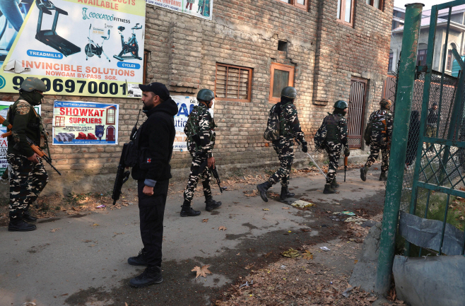 INDIA KASHMIR EXPLOSION <YONHAP NO-3446> (EPA)