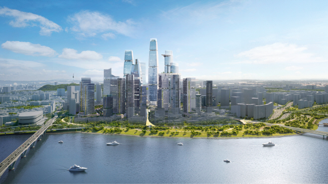 조감도_한강에서 바라본 전경(주간)