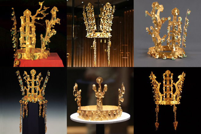 5-1. 특별전시_신라금관특별전_금관모음