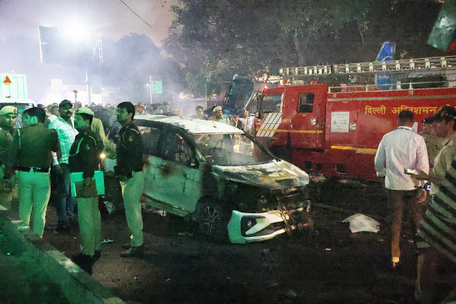 epaselect INDIA NEW DELHI BLAST <YONHAP NO-0016> (EPA)