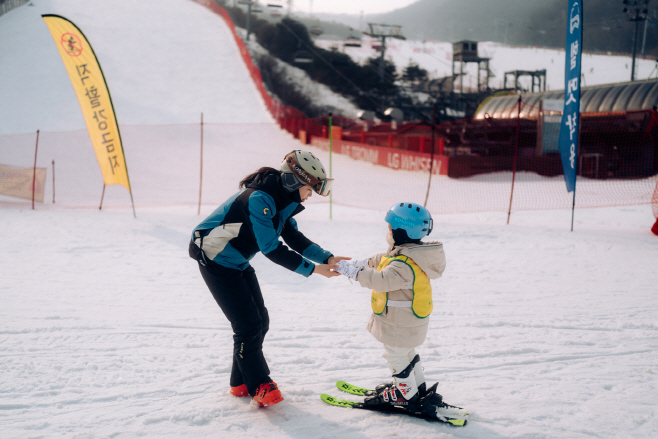 곤지암리조트 스키장 스키강습 사진