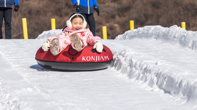 곤지암리조트 눈썰매장 사진