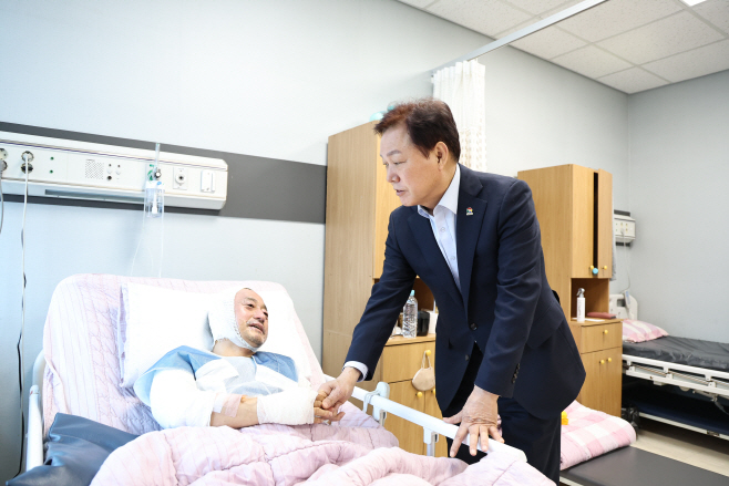 박완수경남지사_산불피해환자위로