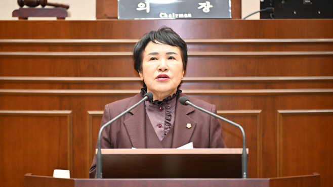 이경애 의원  5분 자유발언