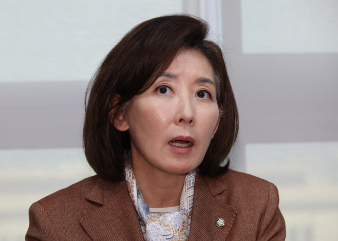 1심 선고 관련 기자 간담회 연 나경원 의원<YONHAP NO-5312>