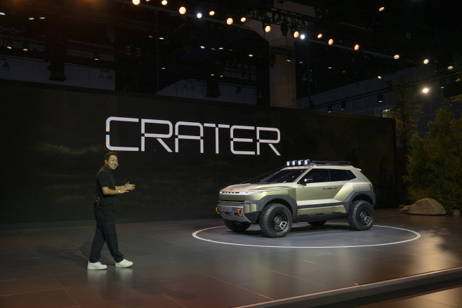 사진 2) 콤팩트 오프로드 콘셉트카 ‘크레이터’ 세계 최초 공개