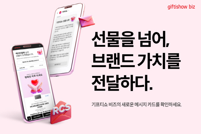 [사진] KT알파 기프티쇼, 업계 최초 RCS 기반 '차세대 메시지 카드'로 개편