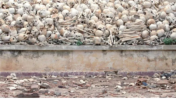 캄보디아 킬링필드의 참상