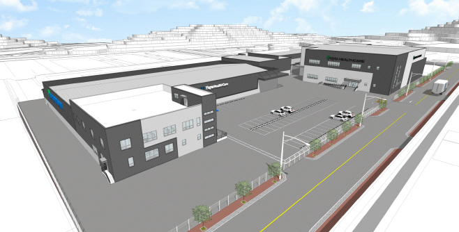 유유헬스케어 제2공장 착공 조감도