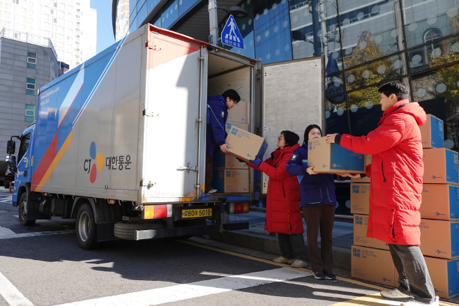 [참고사진] CJ대한통운 구세군 배송지원