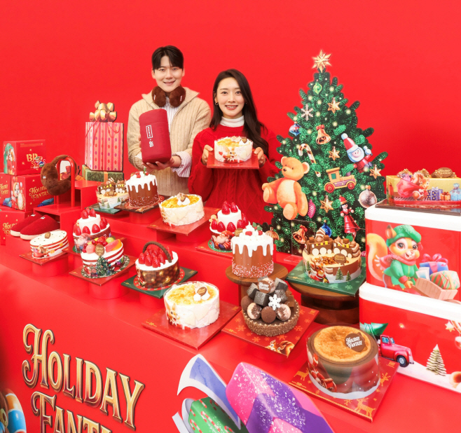 [이미지1] 보도자료 SPC 배스킨라빈스 2025 크리스마스 캠페인 홀리데이 판타지 공개