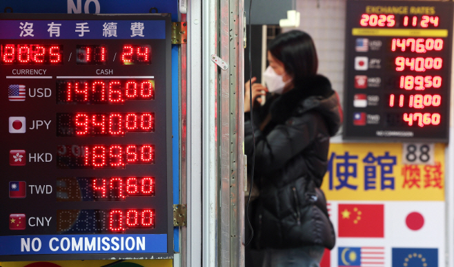 계속 오르는 원·달러 환율<YONHAP NO-3621>