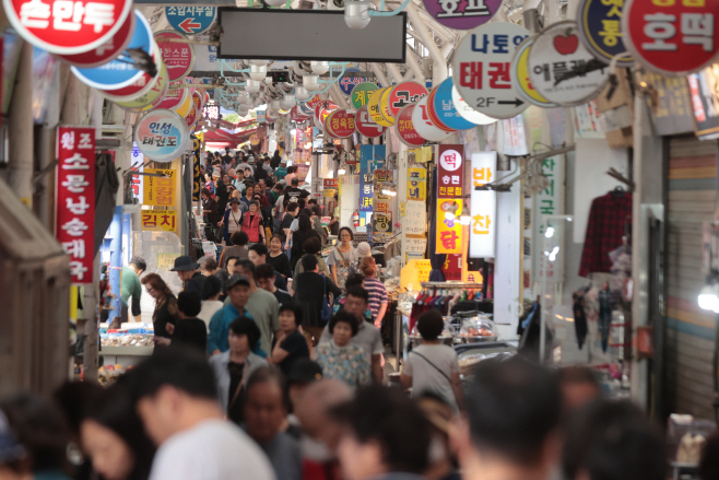 추석 대목, 붐비는 전통시장