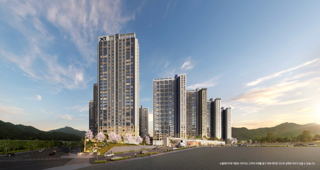 북오산자이 리버블시티 투시도 (1)