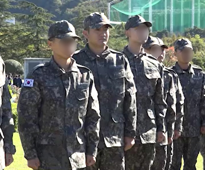 이재용 회장 장남 훈련 모습 공개<YONHAP NO-3502>