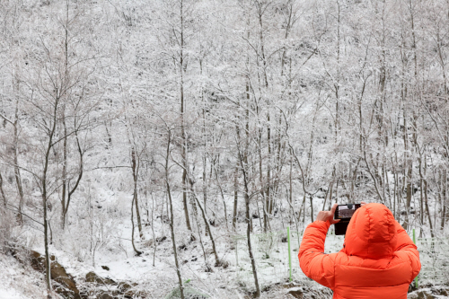 설경의 매력에 흠뻑<YONHAP NO-2228>