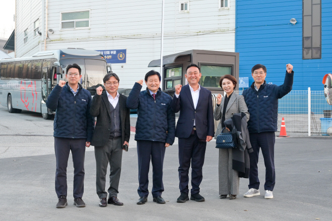 이충우 여주시장(주)에스앤에스 기업체 현장방문