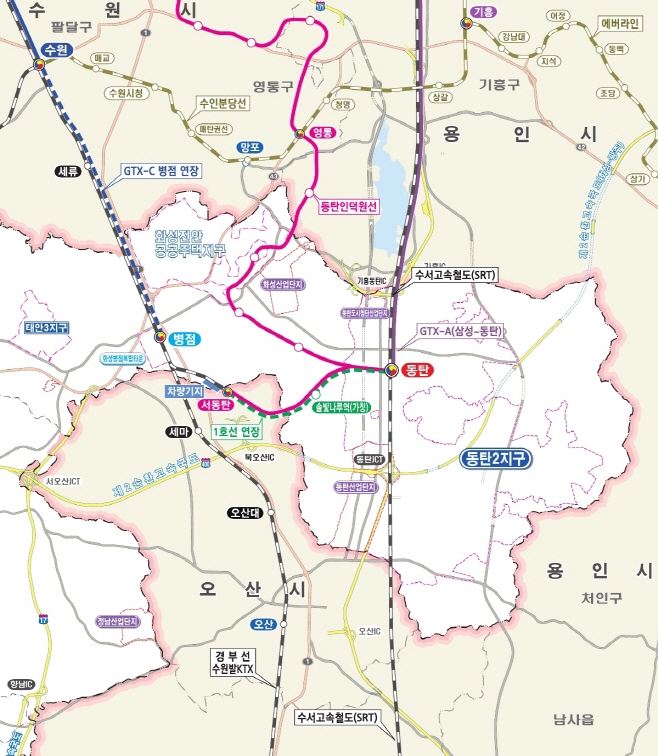 솔빛나루역 노선도