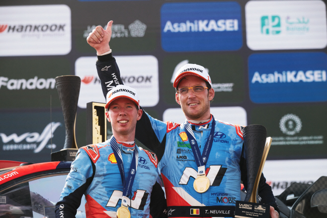 251130 (사진2) 현대차 월드랠리팀 2025 WRC 14라운드 사우디 아라비아 랠리 우승