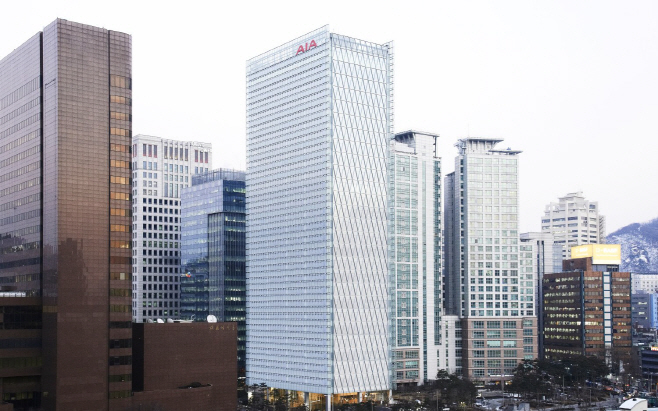 [사진] 서울 중구에 위치한 AIA타워