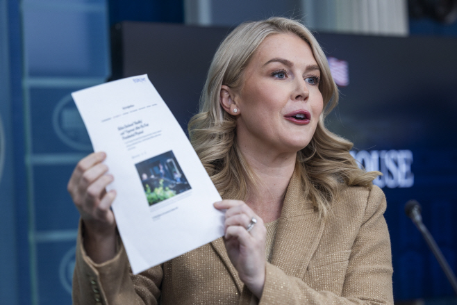 USA WHITE HOUSE LEAVITT BRIEFING