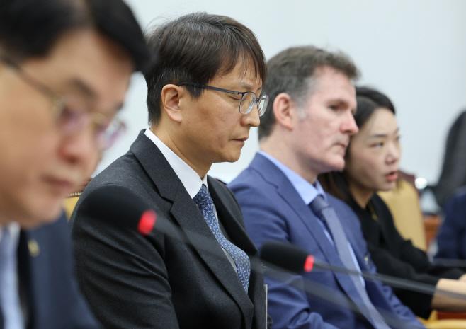 국회 과방위, 박대준 쿠팡 대표 참석<YONHAP NO-3688>