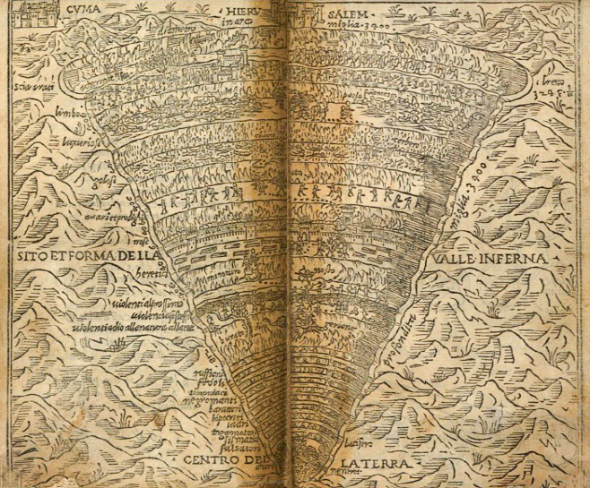 2-6. 단테 지옥도(신곡)