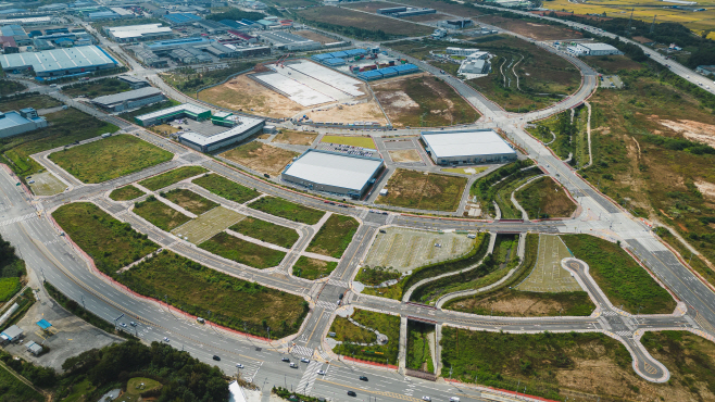 테크노 2산단 코웰패션 본계약 체결_지원시설용지