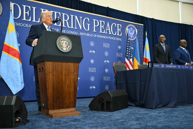US-RWANDA-DRC-DIPLOMACY-TRUMP <YONHAP NO-1660> (AFP)