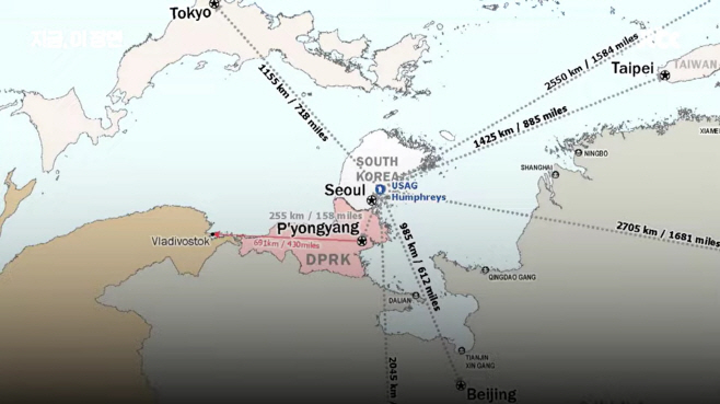 1208 거꾸러진 지도 USFK 브런슨 사령관