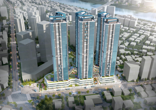 영등포1-12 재정비촉진구역 조감도