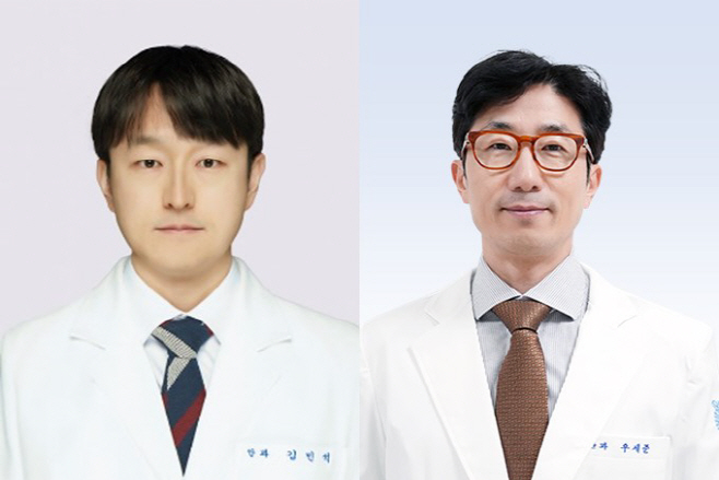 [사진] 분당서울대병원 안과 김민석 교수(좌), 우세준 교수(우)