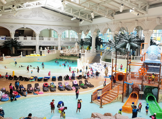 [하이원리조트] 워터월드 실내 전경