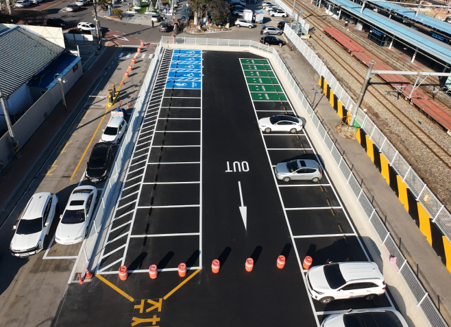 왜관남부 공영주차장 확장 준공, 역세권 주차난 해소 본격화