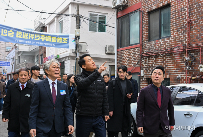 [포토] 오세훈 시장, 대림 1구역 재개발 현장 방문