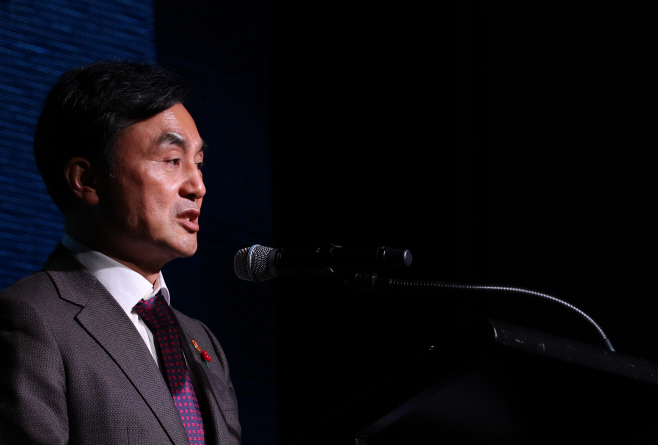 개회사하는 안규백 장관<YONHAP NO-2935>